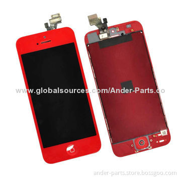 Multicolor Hot-selling Mobile Phone LCDs for iPhone 5/5s/5c, New and Original, Wholesale Price
